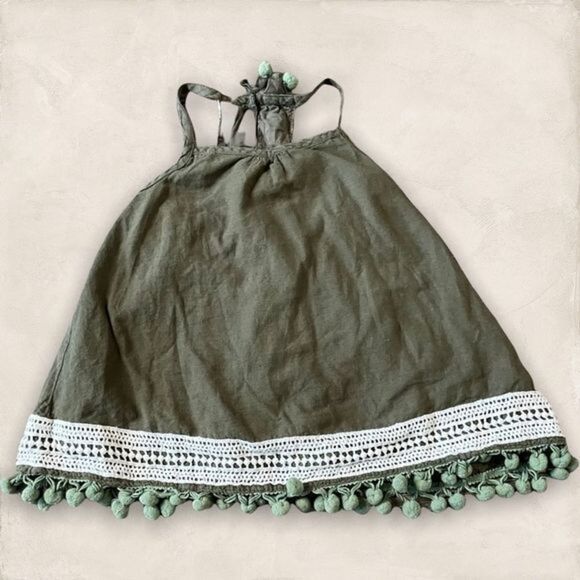 Tommy Bahama Pom Pom Fringe Top Size 12 Months - Picture 4 of 7